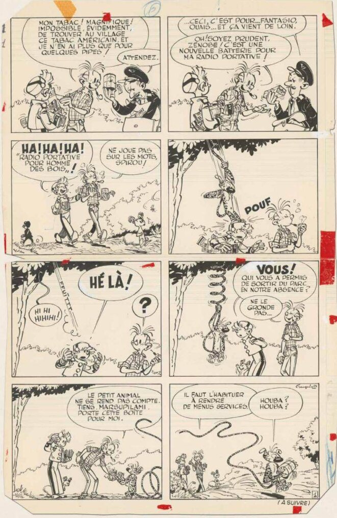 Le Repaire de la murène V.O. © Franquin - Marsu Productions Le Repaire de la murène V.O. © Franquin - Marsu Productions